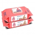 Johnson’s Baby Wipes With Lid Combo Offer Pack, 2 x 80s (160 wipes)