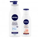 NIVEA Express Hydration Body Lotion, 400ml and NIVEA Extra Whitening Body Lotion, 120ml