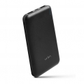 URBN 10000 mAh Li-Polymer Slim Type-C Power Bank with 12W Fast Charge, Type C & Micro Input (Black)