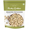 Nutty Gritties California Roasted Pistachios|Pista, Lightly Salted, Dry Roasted, Non Fried, Zero Oil – (Pack of 5 -200g Each), 1 Kg