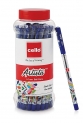 Cello Artista Ball Pens (25 Pens Jar – Blue Ink) | Ballpen set with different exciting body colours|Ideal for School Projects
