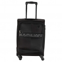 Kamiliant by American Tourister Kam Oromo Polyester 58 cms Black Softsided Cabin Luggage (KAM Oromo SP 58 cm – Black)