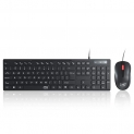 ZQ-1200 Combo of Full-Size Keyboard with Noiseless Keys, Rupee (₹) Symbol and Optical Mouse with 1600 DPI
