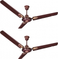 Candes i-Flurr 1200 mm / 48 inch Energy Saving Ceiling Fan (Copper) Pack of 2 (Brown)
