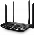 TP-Link Archer C6 Gigabit MU-MIMO Wireless Router, Dual Band 1200 Mbps Wi-Fi Speed, 5 Gigabit Ports, 4 External Antennas and 1 Internal Antenna WiFi Coverage with Access Point Mode, Qualcomm Chipset