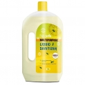 Neusafe Multipurpose Isopropyl Alcohol and Aloevera Based(Lemon) Liquid Sanitizer for Hard and Soft Surface-1 Litre