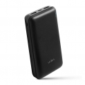 URBN 20000mAh Li-Polymer Ultra Compact Type-C Power Bank with 12W Fast Charge, Type C & Micro Input (Black)