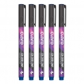 Claro By Milton CD DVD OHP Marker Pen, Pack of 25, Blue Ink