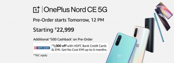 OnePlus Nord CE 5G Pre-Order Starts 11th June @12PM