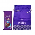 Cadbury Dairy Milk Silk Oreo 60G x Pack of 3 with Cadbury Warm Wishes Potli