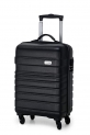 Verage Tokyo 56 cms Black Cabin/Carry-on Trolley 4 Wheels Hard Suitcase Spinner Luggage