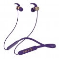 Boat Rockerz 255 Kolkata Knight Riders Edition Wireless Headset with Super Extra Bass, IPX5 Water and Sweat Resistant, Qualcomm Chipset and Upto 6H Playback (KKR Thunder Purple)