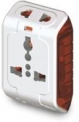 Goldmedal Curve Plus 202042 Plastic Spice 3-Pin Universal Travel Adaptor (White)