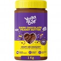 Yogabar Dark Chocolate Peanut Butter| Creamy & Chocolatey | Slow Roasted | Non-GMO Premium Peanuts | 1kg