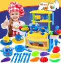 Toys Bhoomi Dream Kitchen Interactive Little Chef Kids Simulation Cookware Play Set with Light & Sound