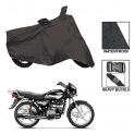 ARNV Branded Bajaj Pulsar Body Cover, Built Water Resistant Fabric, Comes with Pocket Mirror and Belt (Grey)