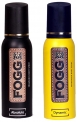 Fogg Fantastic Range Absolute Fragrance Body Spray, 120ml And Fogg Dynamic Fragrance Body Spray, 120ml
