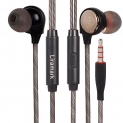 LIRAMARK in-Ear Wired Earphones Headphones with Mic (Grey)