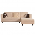 FabHomeDecor Furny Calista 5 seater RHS sectional sofa (Beige)