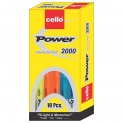 Cello Power Line Highlighter – Pack of 10 (Multicolor)