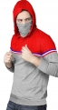 Fenoix Men’s Hooded Neck Cotton Mask Tshirts