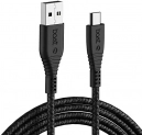 boAt Micro USB 55 Tangle-Free Cable with 3A Fast Charging & 480mbps Data Transmission(Black)