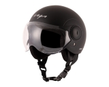 Vega Atom ABS Material Dull Black Helmet-M