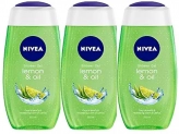Nivea Lemon and Oil Shower Gel, 250ml (Pack of 3)