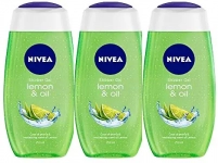 Nivea Lemon and Oil Shower Gel, 250ml (Pack of 3)