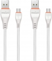 Pinnaclz Original Made in India Combo of 2 USB Type C Fast Charging Cable, USB C Data Cable for Data Transfer Perfect for Mi & Samsung Smart Phones White 1.2 Meter (Pack of 2) not for DASH, WARP, VOOC