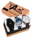 Acnos Stylist Analog Watch Combo Set for Men Pack of – 3 (433-21-24)