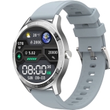Fire-Boltt 360 SpO2 Full Touch Large Display Round Smart Watch with in-Built Games, 8 Days Battery Life, IP67 Water Resistant with Blood Oxygen and Heart Rate Monitoring (Grey), M (Model Number: BSW003)