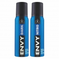 Envy Deo Combo, Dark and Nitro, 120ml (Pack of 2)