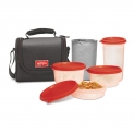 Milton Full Meal Combo 3 Containers Lunch Box – Black
