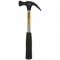 STANLEY 51-152 Claw Hammer with Steel Shaft-220 gms (Black and Chrome)