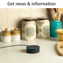 Echo Dot (2nd Gen), Certified Refurbished, Black – Smart speaker with Alexa – Like new, backed with 1-year warranty