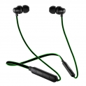 pTron Tangent Lite Magnetic in-Ear Wireless Bluetooth Headphones with Mic – (Black & Green)