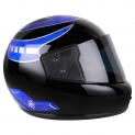 Mototrance full Face Helmet Matt Black (Size-L, 58-59 cm)