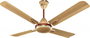 Orient Electric Quadro Ornamental 47-inch 70-Watt Premium Ceiling Fan (Golden Chocolate), 4 Blade, 1200 mm