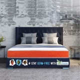 SleepX Dual Comfort Mattress- Medium Soft & Hard (Orange, 72x48x6)