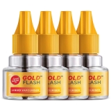 Good knight Gold Flash, Mosquito Repellent Refill – 45ml each (Pack of 4)