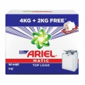 Ariel Matic Top Load Detergent Washing Powder – 4 kg with Free Detergent Powder – 2 kg