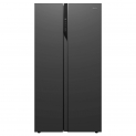 Haier 570 L Inverter Frost-Free Side-by-Side Refrigerator (HRF-622KS, Black Steel)