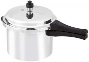 Amazon Brand – Solimo Aluminium Outer Lid Pressure Cooker, 5 L (Non-Induction Base)