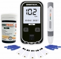 AMBITECH-CONTOUR AmbiTech Elizy blood glucometer and 25 strips with 25 lancets (Made in India) (Life time warranty)