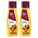 Hair & Care Walnut & Almond,Non-Sticky Hair Oil, 500 ml (Pack of 2)