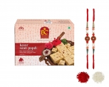 Rakhi Gift Combo – for Sister Rakhi Gift – Bhikharam Chandmal – Kesar Soanpapdi 200 Gm