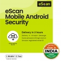 eScan 1 User 3 Years Mobile Android Security (Email Delivery – No CD)
