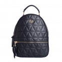 Lino Perros Women’s Artificial Leather Black Backpack