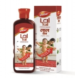 Dabur Lal Tail : Ayurvedic Baby Massage Oil – 500ml|Clinically Tested 2x Faster Physical Growth for Stronger Bones and Musclesbany